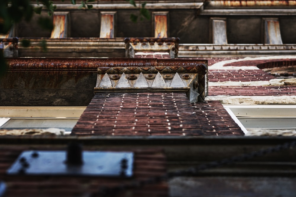 a close up of a building with a lot of windows