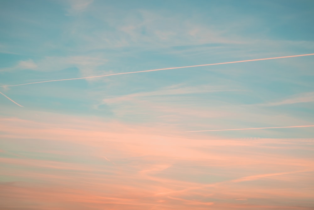 green and white sky