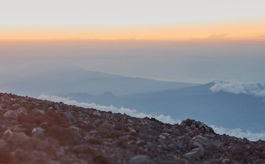 mountain ranges during daytime in landscape photography in Mount Fuji Japan