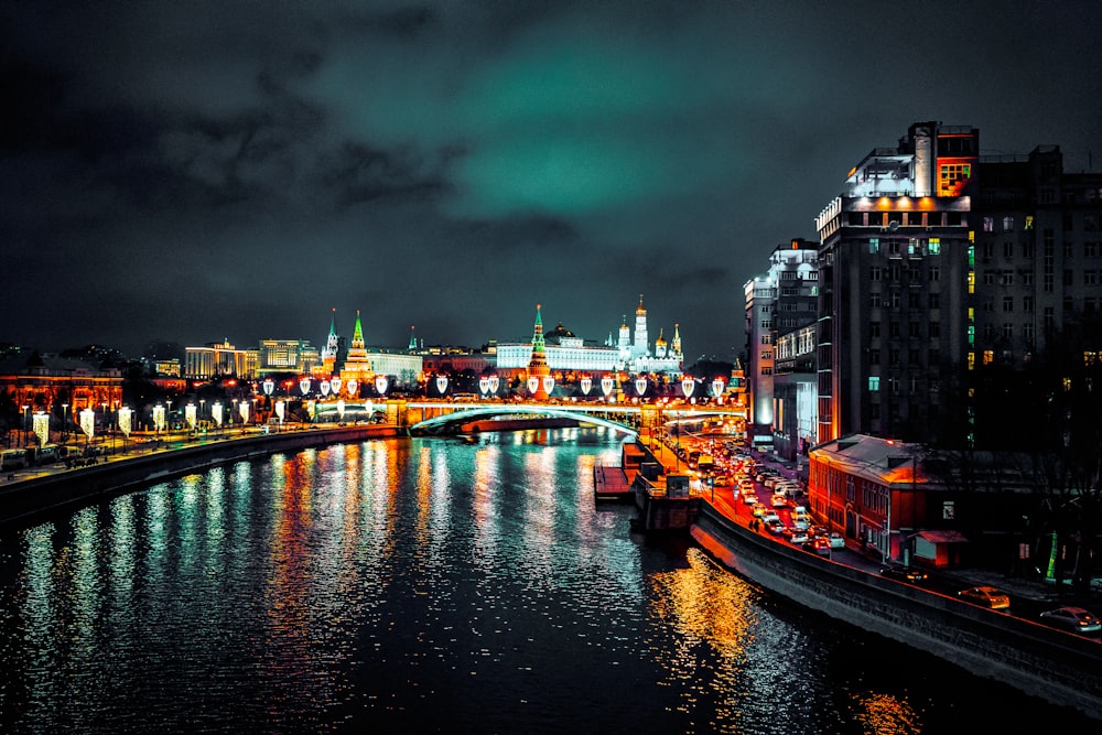 building beside body of waters