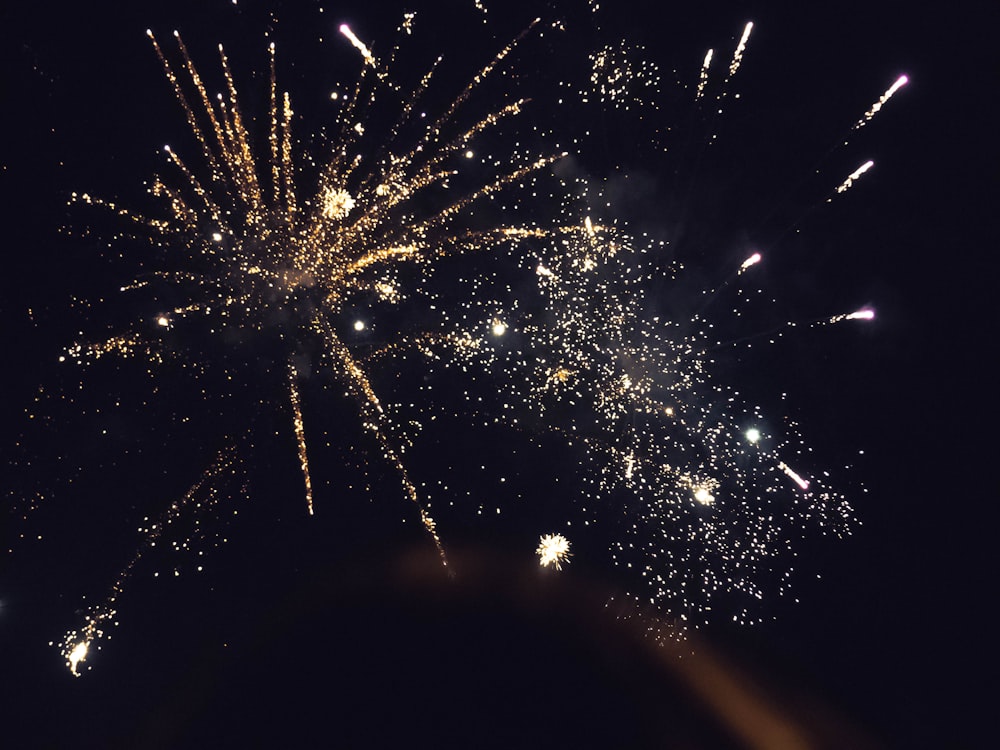 fuochi d'artificio sul cielo