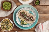 baked flatbread on plate