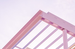 pink metal frame photo
