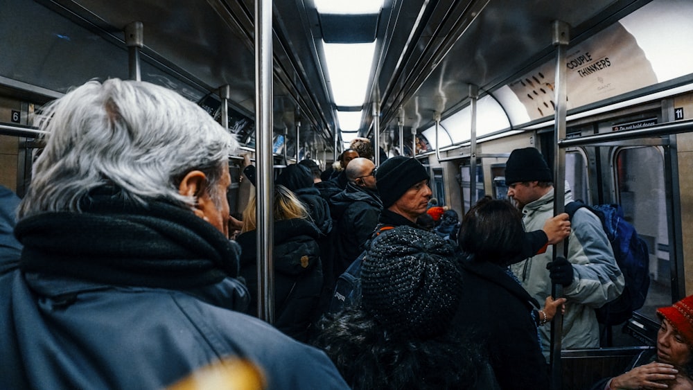 people inside train