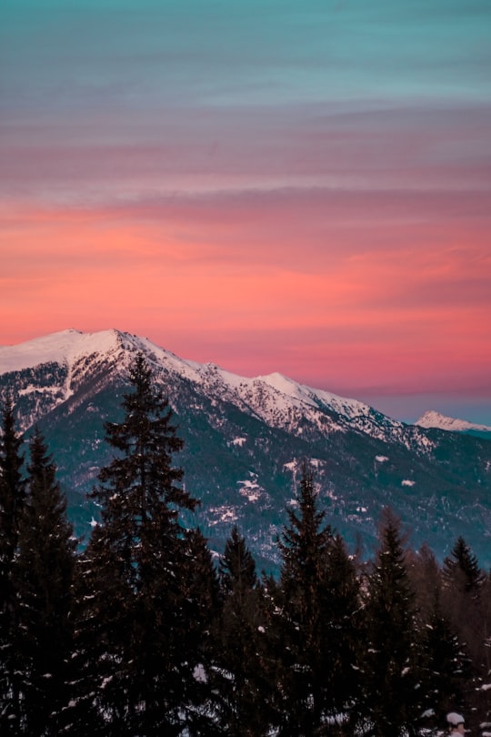 photo of Madonna di Campiglio Mountain range near bocca di Navene