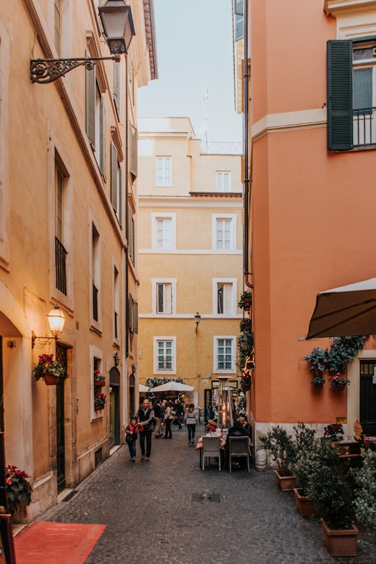 city street during daytime in Pantheon Italy