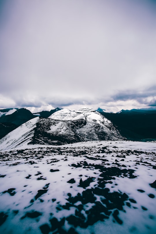 mountain covered by snow in Chacaltaya Bolivia