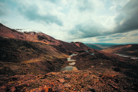 mountain under white clouds in Chacaltaya Bolivia