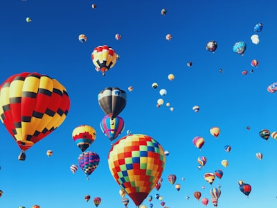 hot air balloon pfestival display zoom background