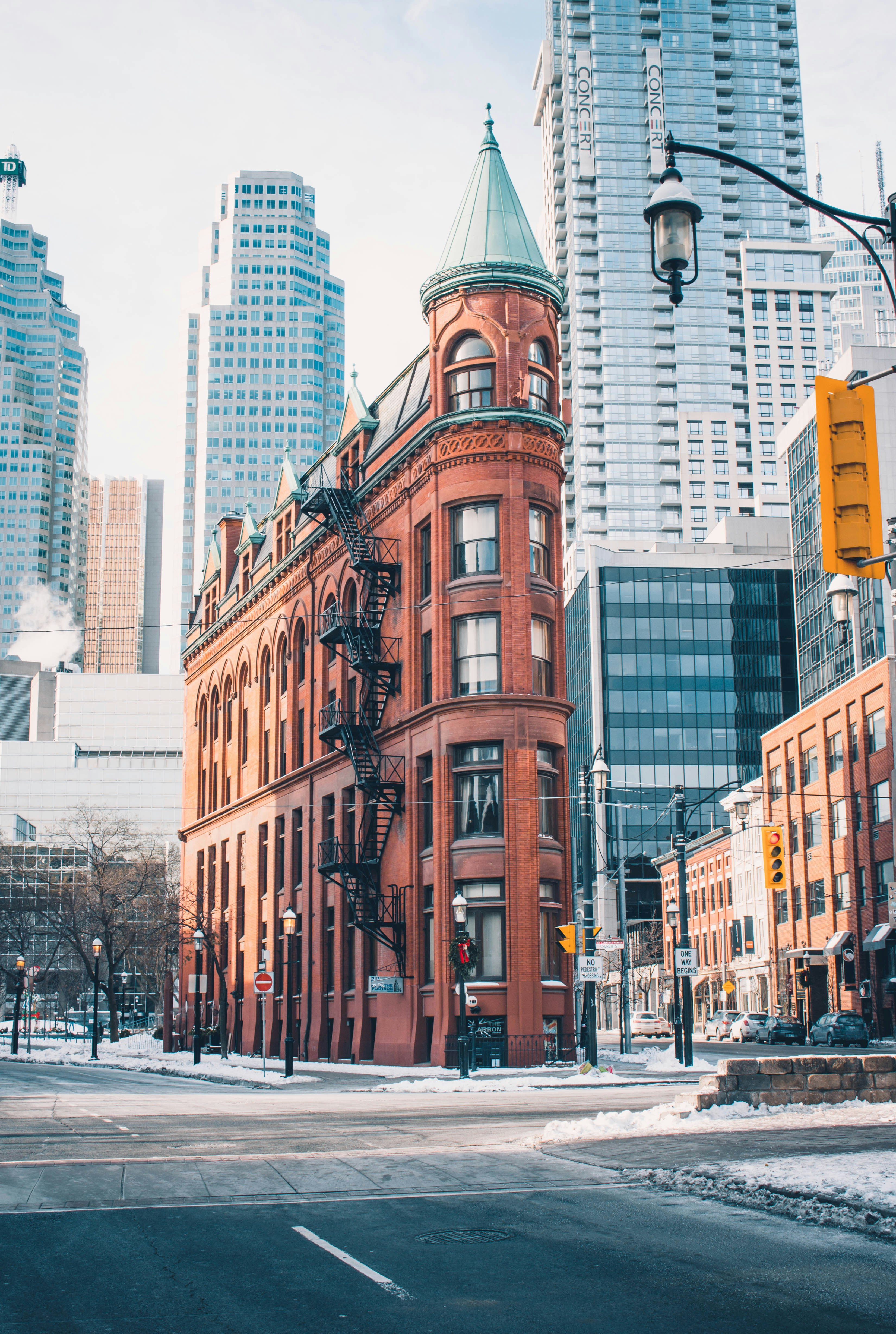 Historical Landmark in Toronto, the Flatiron building stands and is seen by many each day. This weekend, I found my way into the Greater Toronto Area to capture this photo.