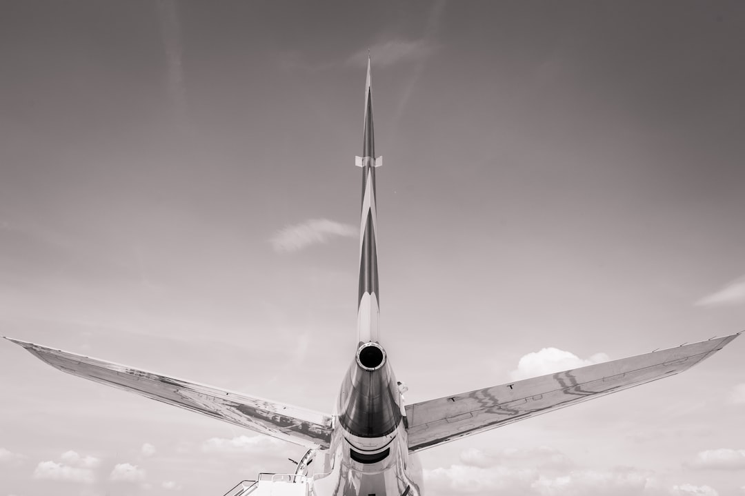 plane on flight, London City Airport