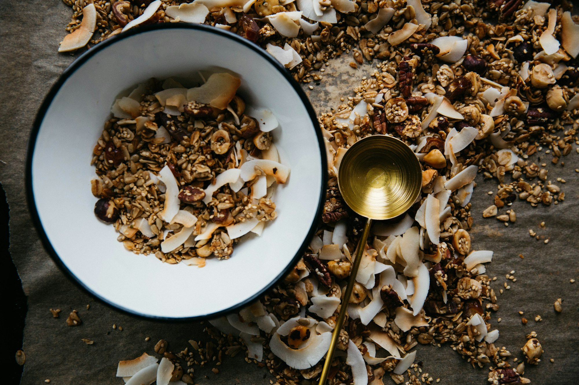 Granola by the spoonful