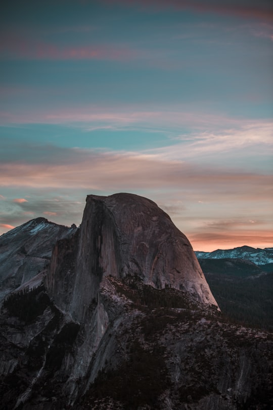 photo of mountain peak in Yosemite National Park, Half Dome United States