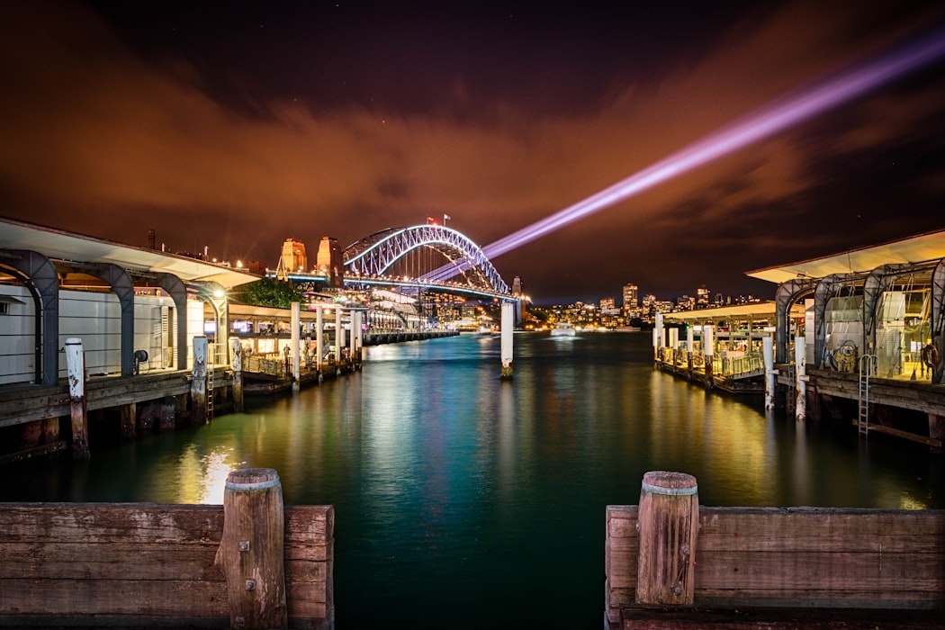 Circular Quay at night