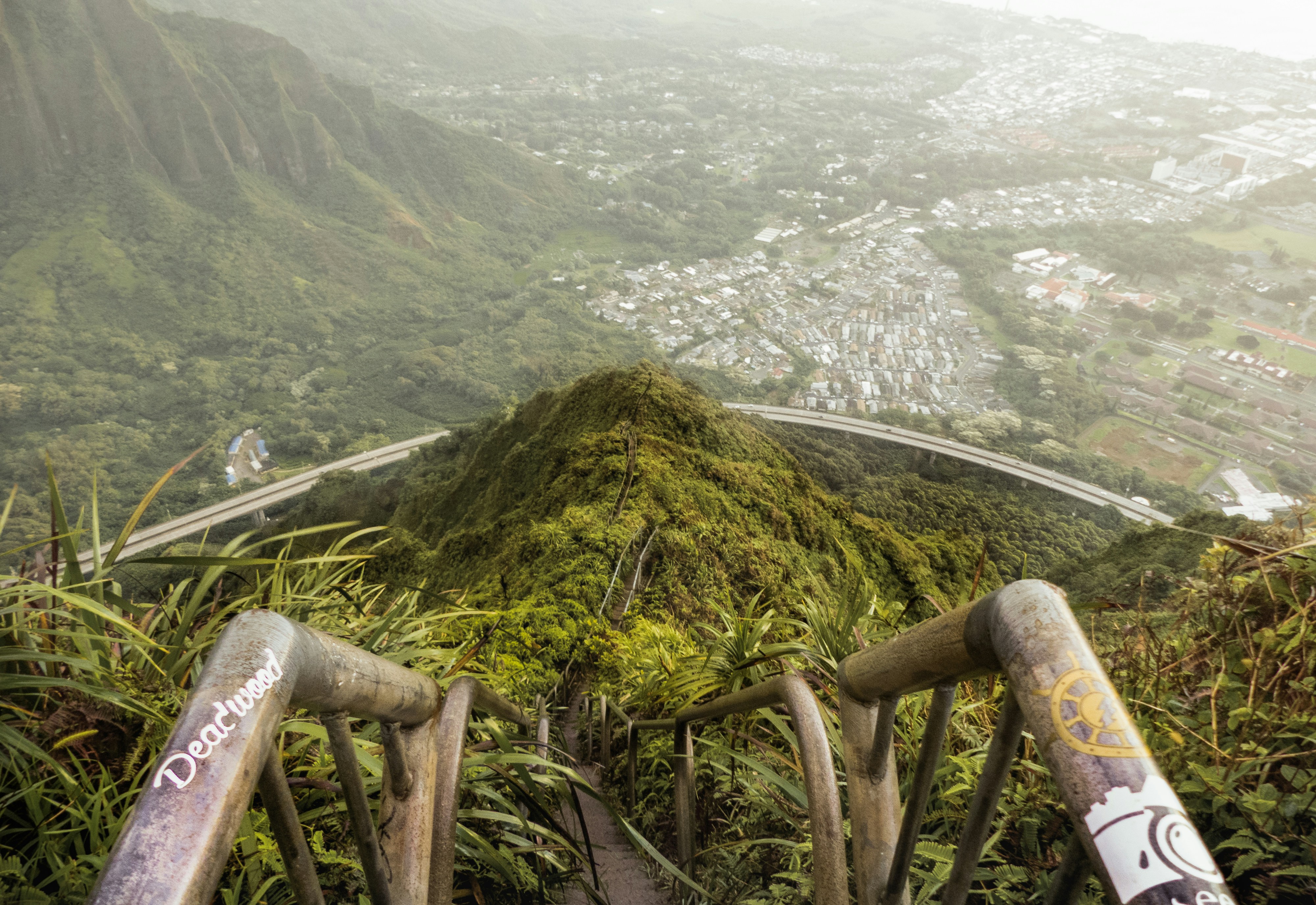 photo of man green mountain, I ended my long-term travels with this hike and definitely recommend it.  Adventure in the morning + beach time in the evening = perfection!