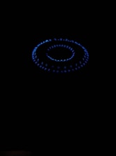 a black background with a blue ring in the middle showing gas services