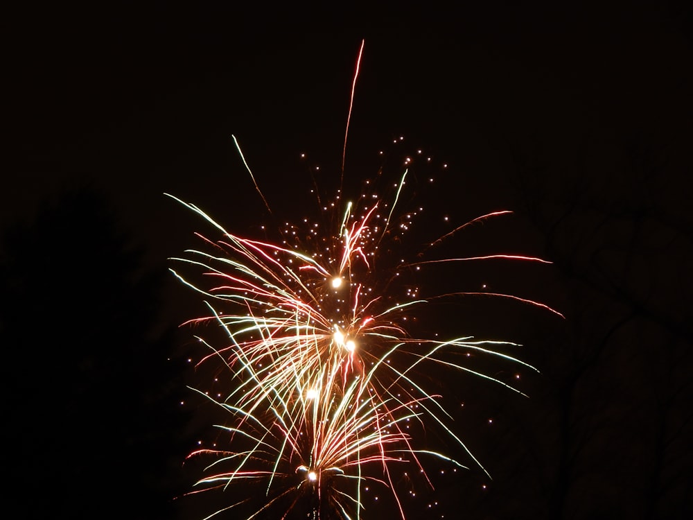 low light photography of fireworks