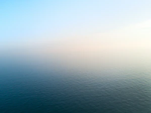 bird's eye view of calm sea