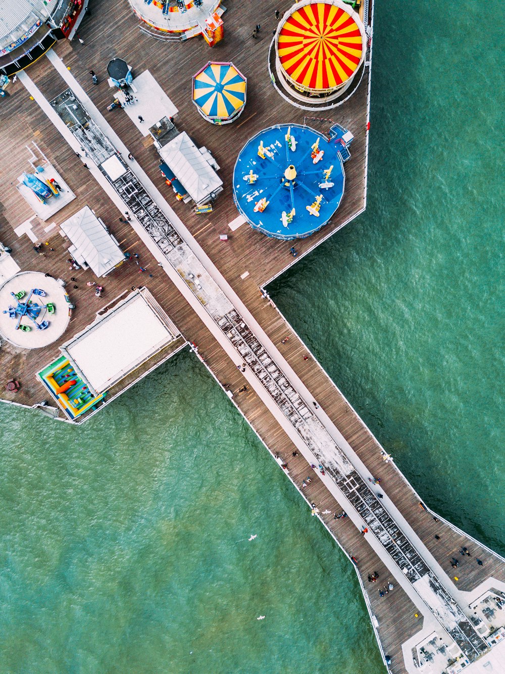 bird's eye view of carnival