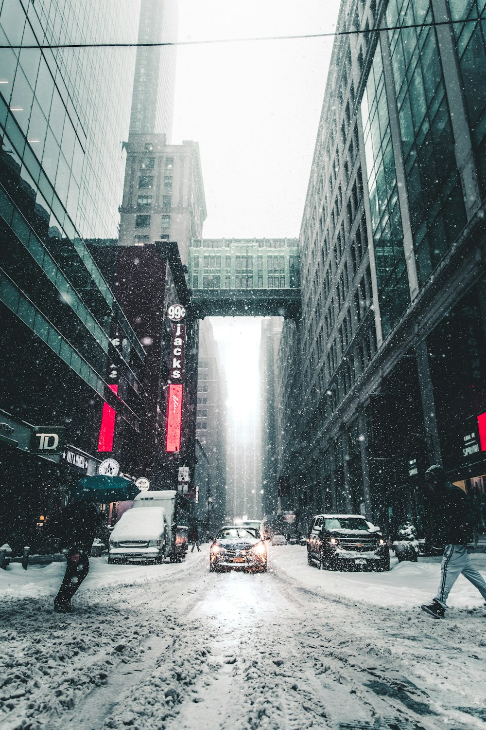 person walking on the street during day time