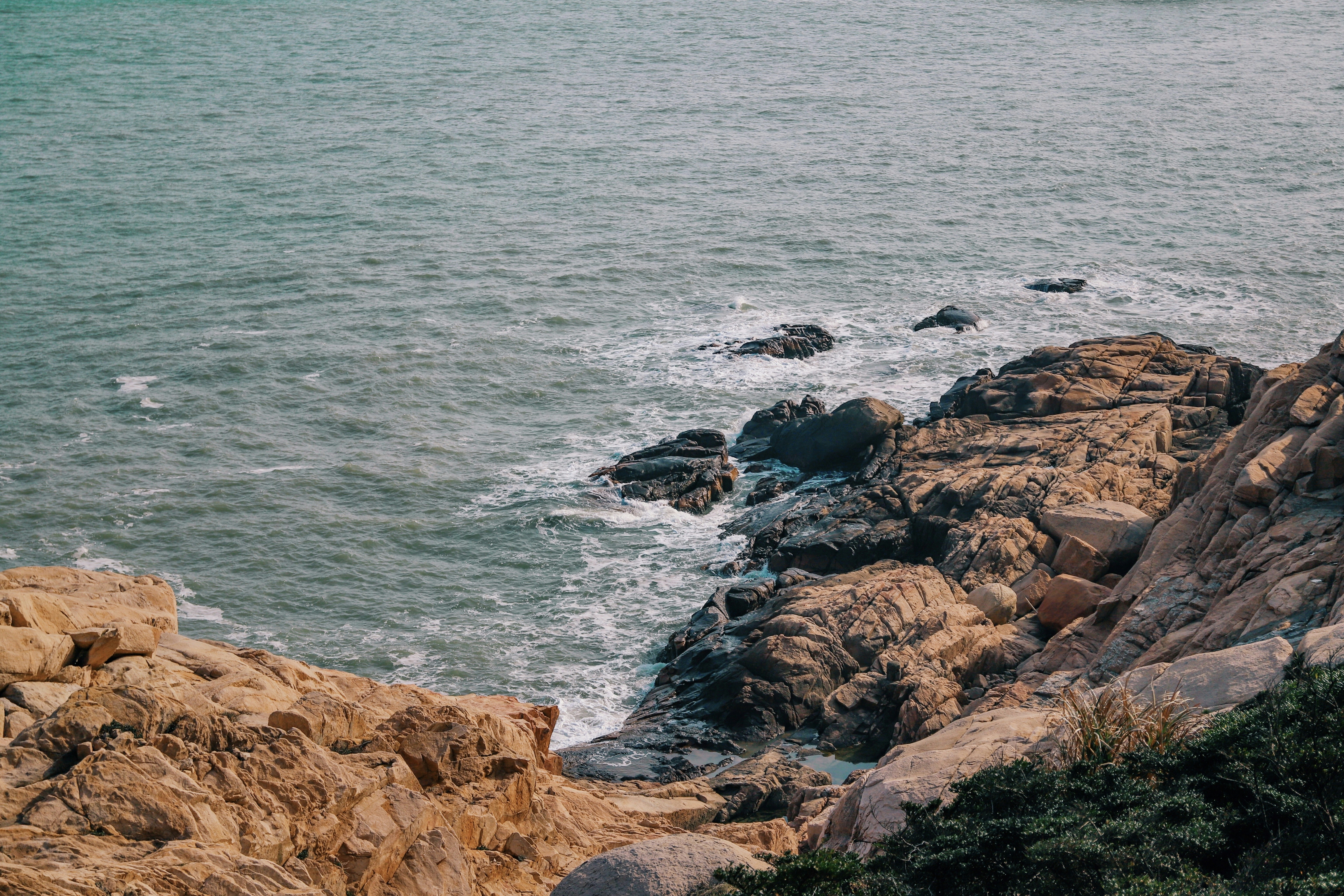 coastline, sea, camping, Europe, adventure