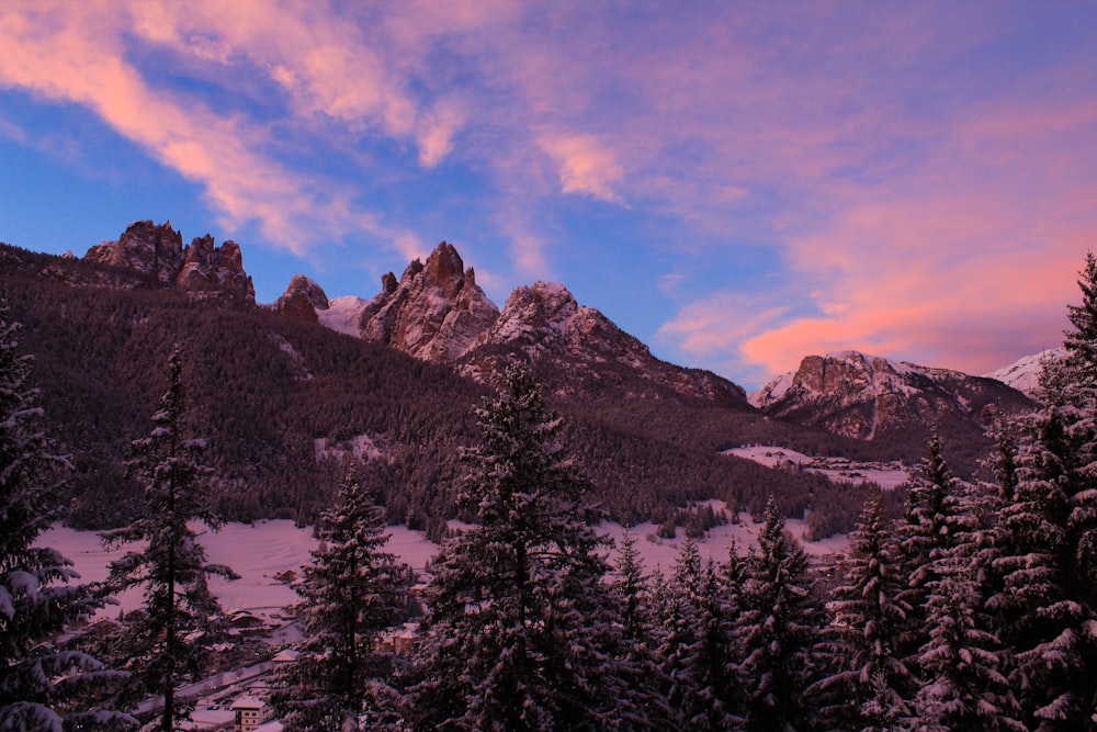 landscape photography of mountain