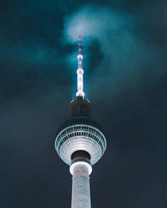 Space Needle during table in Fernsehturm Berlin Germany