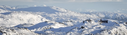 snow-covered mountain in Ulriken Norway