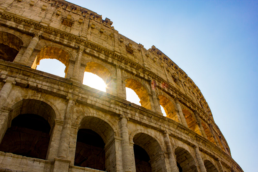 The Colosseum in Rome, Italy