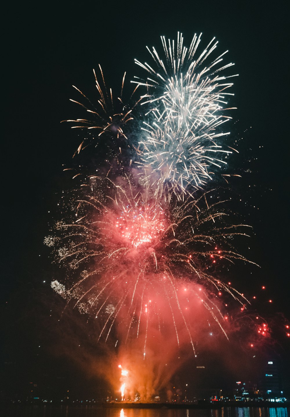 fotografia time-lapse de fogos de artifício