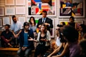 people meeting in room