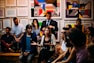 people meeting in room
