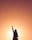 silhouette of person