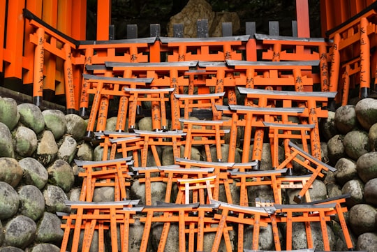 orange torii gates in Fushimi Inari Taisha Japan