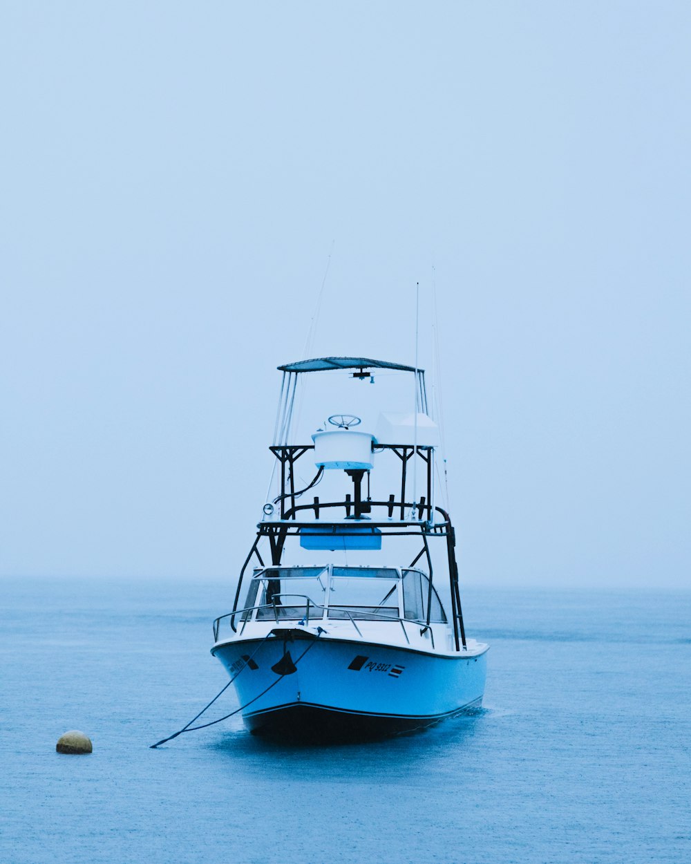 photo of white boat