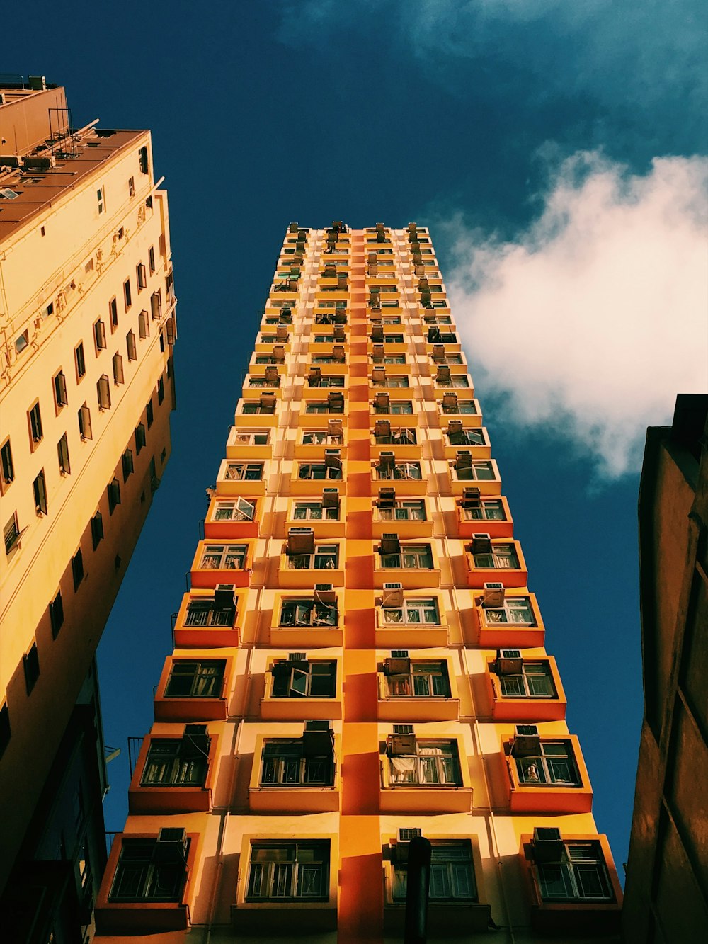 architectural photo of high-rise building
