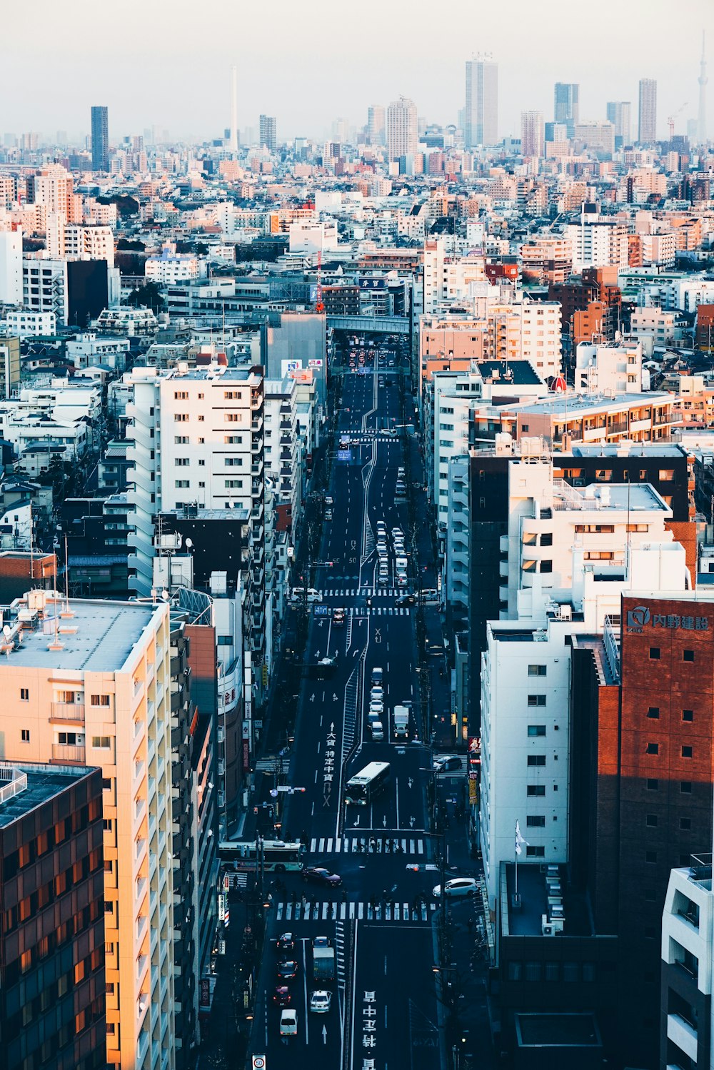 aerial photograph of cityscape