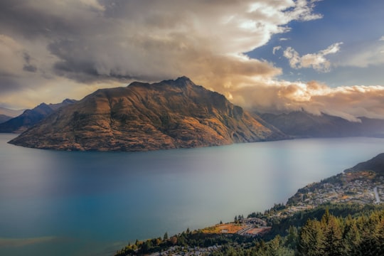 landscape photography of mountain in Skyline Queenstown New Zealand