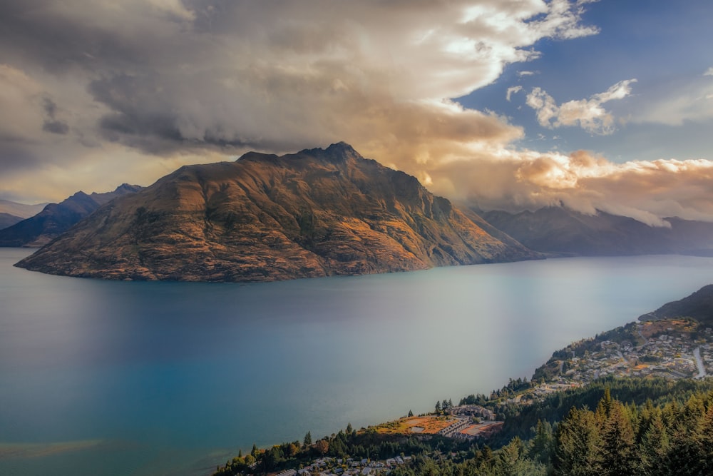 fotografia de paisagem da montanha