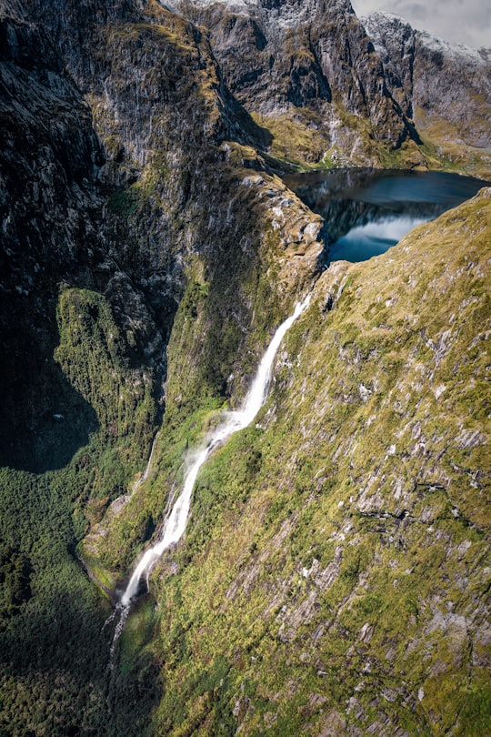 photo of Sutherland Falls Waterfall near Fiordland National Park