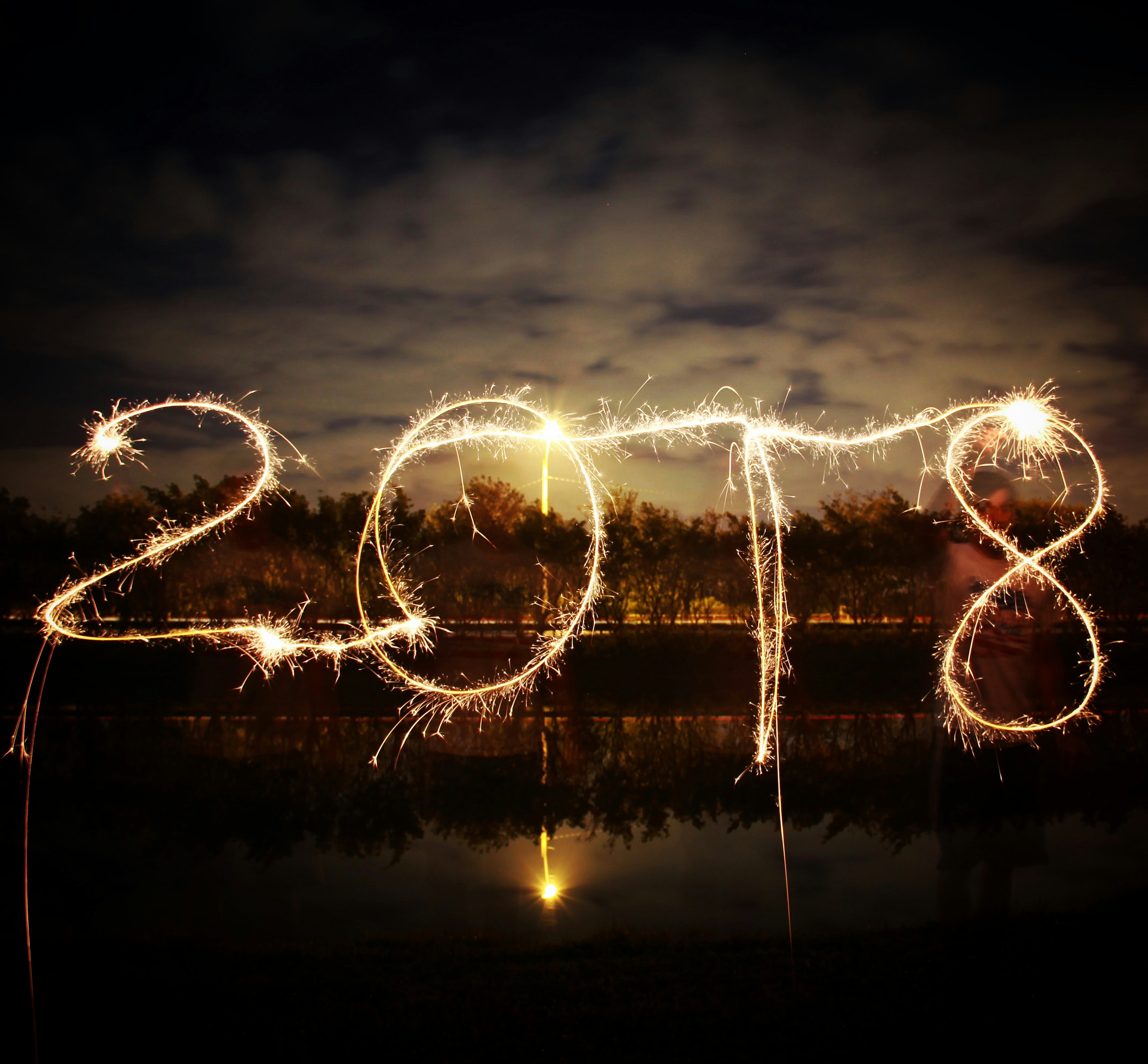 This was a remake of the same thing I did for the new year in 2017. My friend graduates this year so he wanted to be the one writing out 2018 so he can use as a graduation picture. I enjoy long exposures and sparklers so combining them only felt natural.