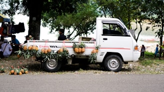 side view of a white truck on light truck tyres sold at the tyrepublic tire shop in nigeria lagos
