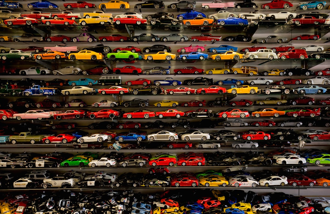Shop-window model cars