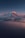 icy mountain covered white clouds