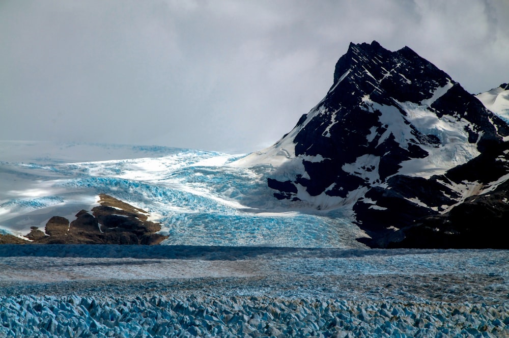 snow capped mountain