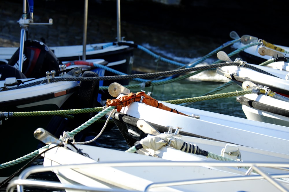 outboard boats near dock