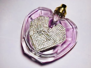 clear perfume bottle