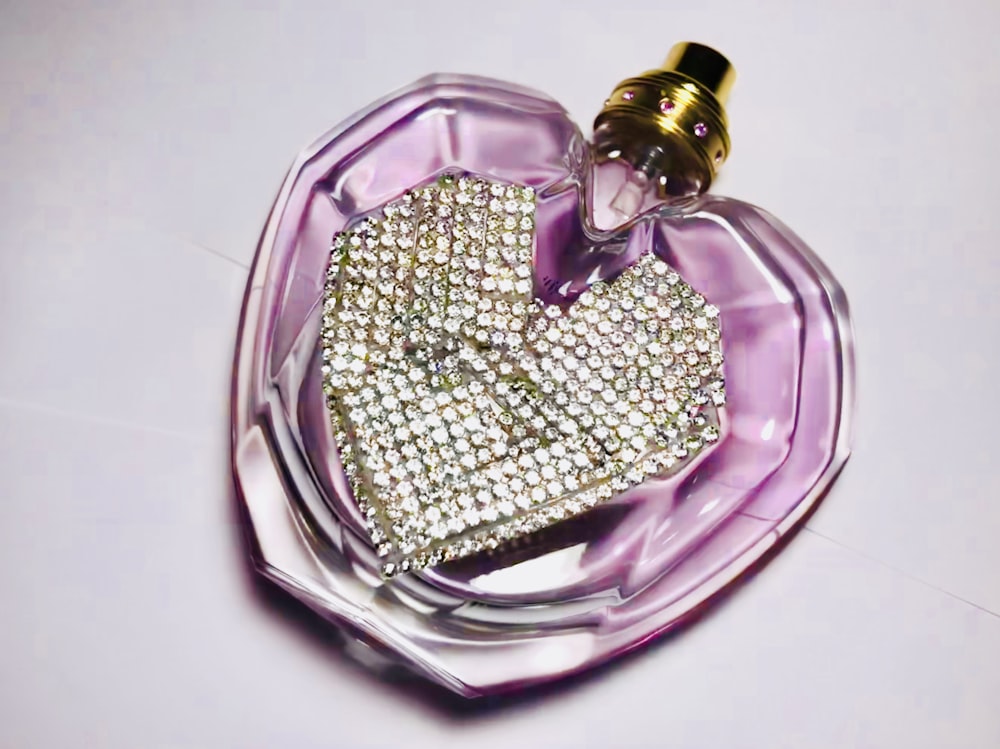 clear perfume bottle