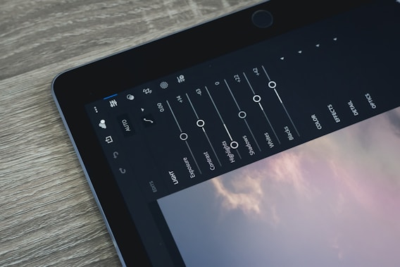black iPad