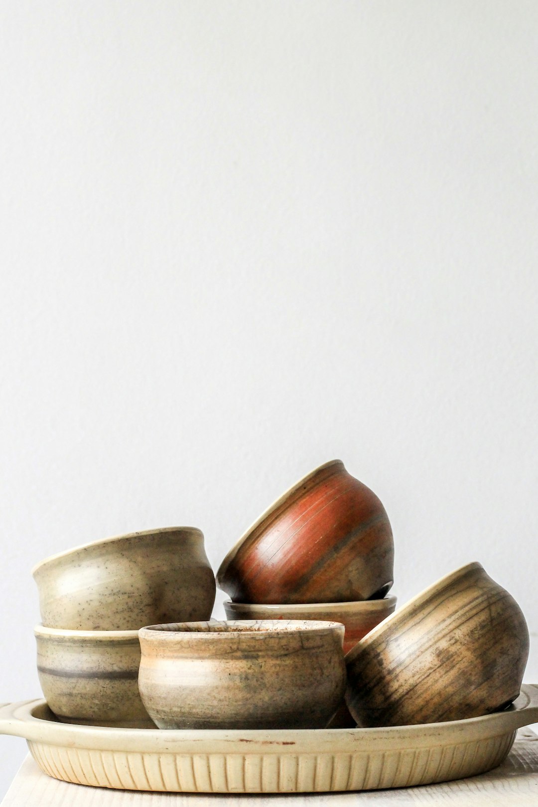 Handmade pottery dishes
